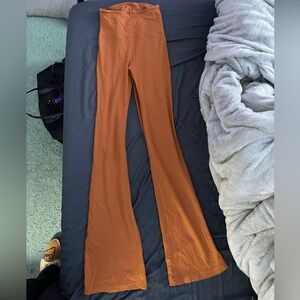lululemon Burnt Orange Flare Pants